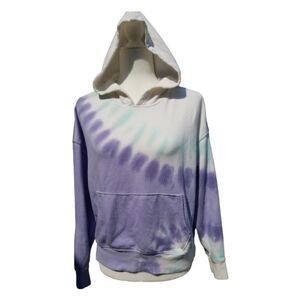 Wildfox Hadley Tie Dye Cropped Hoodie Size Small
